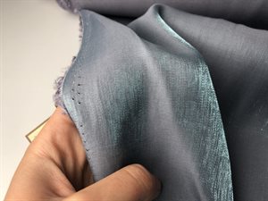 Fastvævet viscose - lilla metallic med askepot effekt